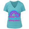 Women's Premium Deep V-Neck T-Shirt Thumbnail