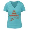 Women's Premium Deep V-Neck T-Shirt Thumbnail