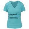 Women's Premium Deep V-Neck T-Shirt Thumbnail