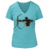 Women's Premium Deep V-Neck T-Shirt Thumbnail