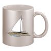 11oz Metallic Silver Mug Thumbnail