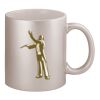 11oz Metallic Silver Mug Thumbnail