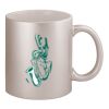 11oz Metallic Silver Mug Thumbnail