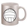 11oz Metallic Silver Mug Thumbnail