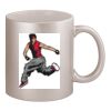 11oz Metallic Silver Mug Thumbnail