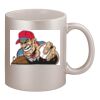 11oz Metallic Silver Mug Thumbnail