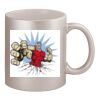11oz Metallic Silver Mug Thumbnail