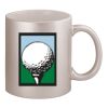 11oz Metallic Silver Mug Thumbnail