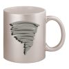 11oz Metallic Silver Mug Thumbnail