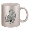11oz Metallic Silver Mug Thumbnail