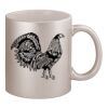 11oz Metallic Silver Mug Thumbnail