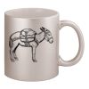 11oz Metallic Silver Mug Thumbnail
