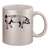 11oz Metallic Silver Mug Thumbnail