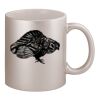 11oz Metallic Silver Mug Thumbnail