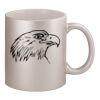 11oz Metallic Silver Mug Thumbnail