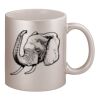 11oz Metallic Silver Mug Thumbnail