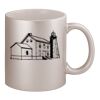 11oz Metallic Silver Mug Thumbnail