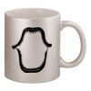 11oz Metallic Silver Mug Thumbnail