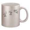 11oz Metallic Silver Mug Thumbnail