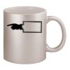 11oz Metallic Silver Mug Thumbnail