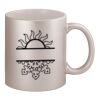 11oz Metallic Silver Mug Thumbnail