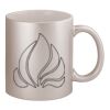11oz Metallic Silver Mug Thumbnail