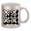 11oz Metallic Silver Mug Thumbnail