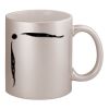 11oz Metallic Silver Mug Thumbnail