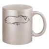 11oz Metallic Silver Mug Thumbnail