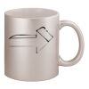 11oz Metallic Silver Mug Thumbnail