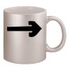11oz Metallic Silver Mug Thumbnail
