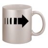 11oz Metallic Silver Mug Thumbnail