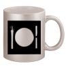 11oz Metallic Silver Mug Thumbnail