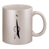 11oz Metallic Silver Mug Thumbnail