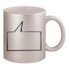 11oz Metallic Silver Mug Thumbnail