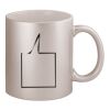 11oz Metallic Silver Mug Thumbnail