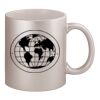 11oz Metallic Silver Mug Thumbnail