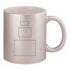 11oz Metallic Silver Mug Thumbnail