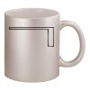 11oz Metallic Silver Mug Thumbnail