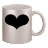 11oz Metallic Silver Mug Thumbnail