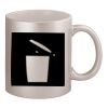 11oz Metallic Silver Mug Thumbnail