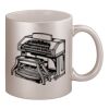 11oz Metallic Silver Mug Thumbnail