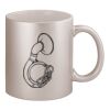 11oz Metallic Silver Mug Thumbnail