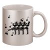 11oz Metallic Silver Mug Thumbnail