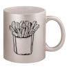 11oz Metallic Silver Mug Thumbnail