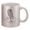 11oz Metallic Silver Mug Thumbnail