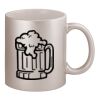 11oz Metallic Silver Mug Thumbnail