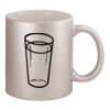 11oz Metallic Silver Mug Thumbnail
