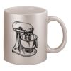 11oz Metallic Silver Mug Thumbnail