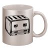 11oz Metallic Silver Mug Thumbnail